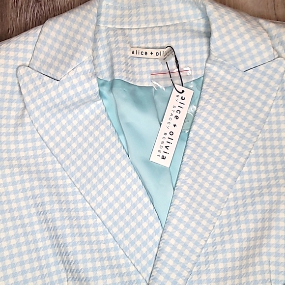 Alice + Olivia Justin Checked Blazer - Picture 3 of 6